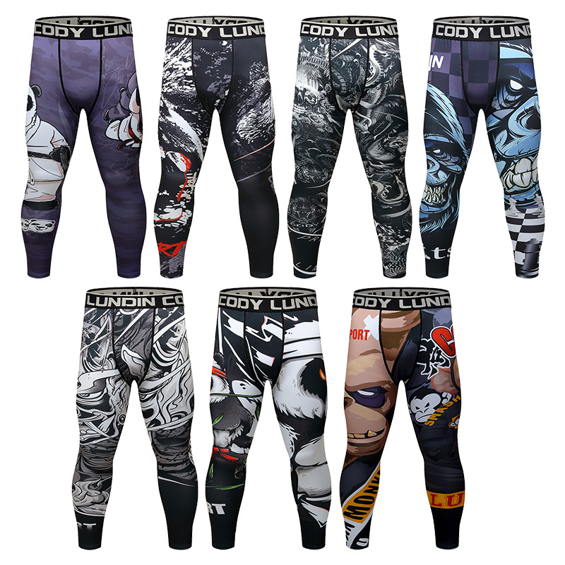 Crossfit Ga - Leggings de sport à compression rapide
