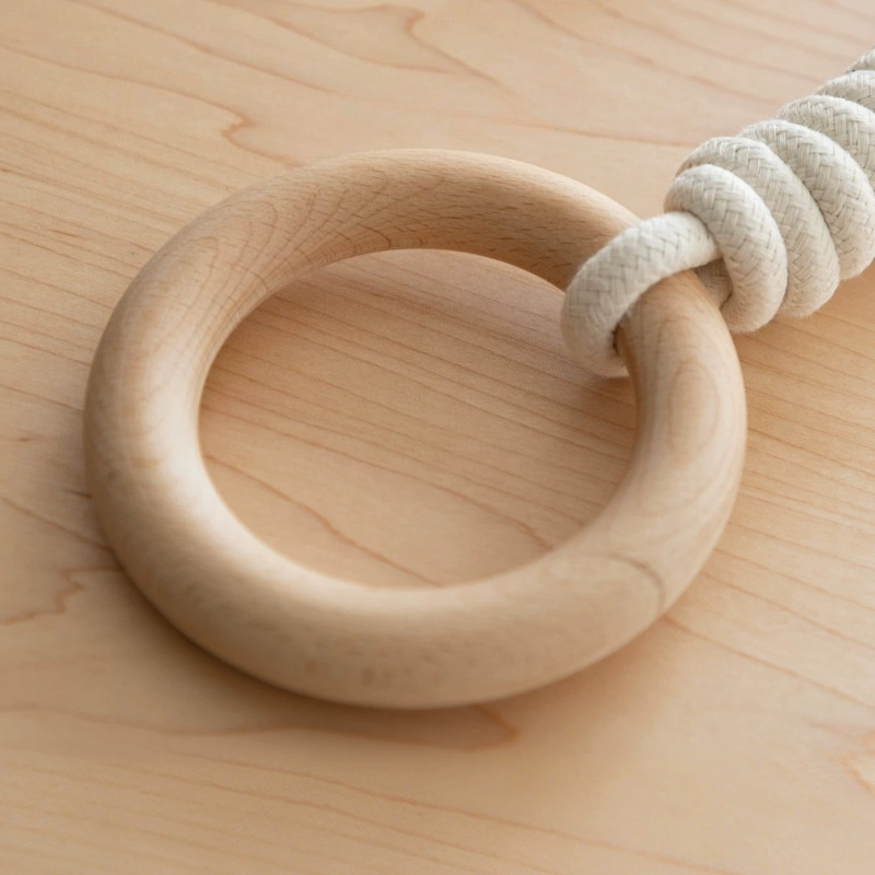 Gymnastic Ring Wood - Anneaux de suspension pour lit, accessoires