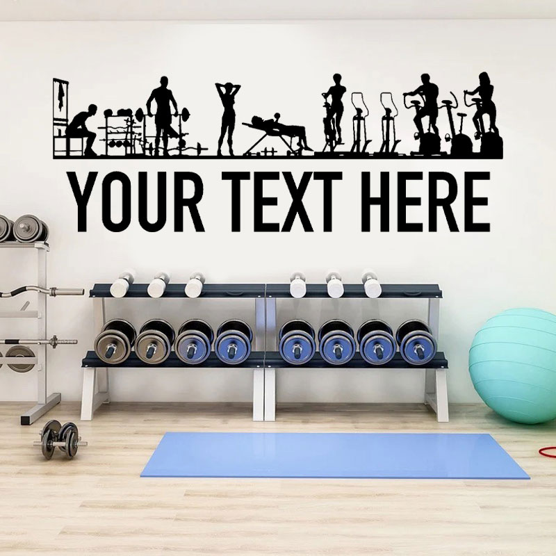 Autocollants muraux personnali - Crossfit Equipment avis et prix