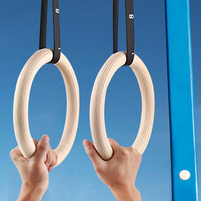 Anneau de gymnastique côtelé e - Gymnastic Ring Wood avis et prix